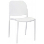 Stackable outdoor chair TESR Polypropylene frame with fiberglass Model 725-Y19