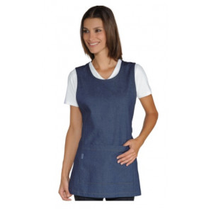 Lady Papeete apron 100% Cotton Jeans Model 013077