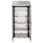 Storage cabinet made of stainless steel 304 IXP n.2 hinged doors Model 69405