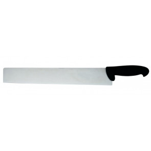 Provolone knife Tempered AISI 420 stainless steel blade with conical sharpening, satin finish.  Handle in rubberized non-toxic material, anti-slip and dishwasher safe. Blade Cm 42 Model CL1228