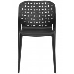 Stackable outdoor chair TESR Polipropylene frame with fiberglass Model 1501-9D various colours