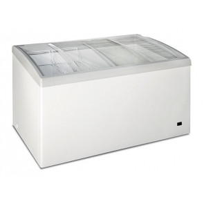 Static chest freezer with curved sliding glass lids Model FR468SLC