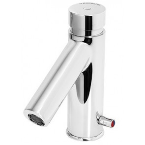 SELF CLOSING BASIN MIXER PREMIUM SERIES FLEXIBLE INCLUDED, FLOW TIME 8±12 sec MNL Model ARES002P