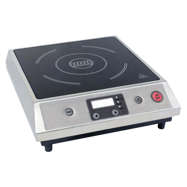 Induction plate Model IND270B Glass-ceramic plate Power kW 2,7 Inductive surface: mm 140 ÷ mm 220 Led display