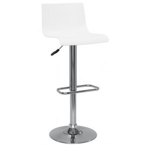 Indoor stool TESR Chromed metal frame Polypropylene shell Model 933-K08