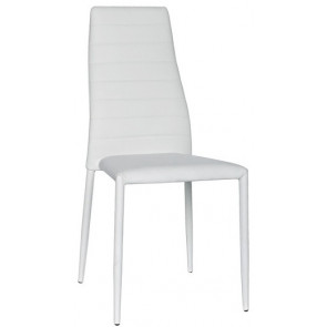 Stackable indoor chair TESR Metal frame Synthetic leather covering Model 948-F503