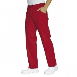 Trousers with laces Red IC 65% Polyester 35% cotton Available in different sizes Model 044607