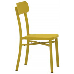 Stackable outdoor chair TESR Powder coated aluminum frame. Model 1581-MC039