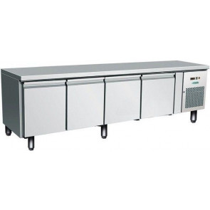 Ventilated refrigerated counter H650 four doors Model UGN4100TN
