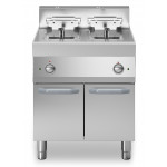 Electric fryer ECO 2 tanks MDLR Closed cabinet Model F7070FRESE2V10P
