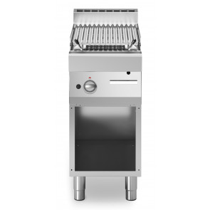 Lava stone grill 1 cooking zone MDLR Model F7040GRLIA Open cabinet