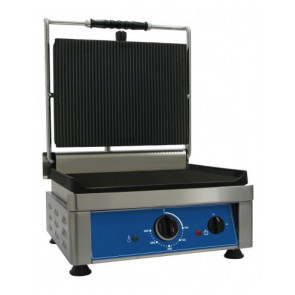 Electric cast iron panini grills Model PG37L Striped upper surface, smooth lower surface Power 2500 W