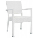 Stackable outdoor chair/armchair TESR Aluminum frame, polyethylene strap covering Model 499-l80804