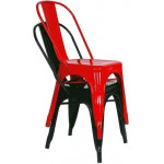 Stackable indoor chair TESR Powder coated metal frame Model 976-ET53