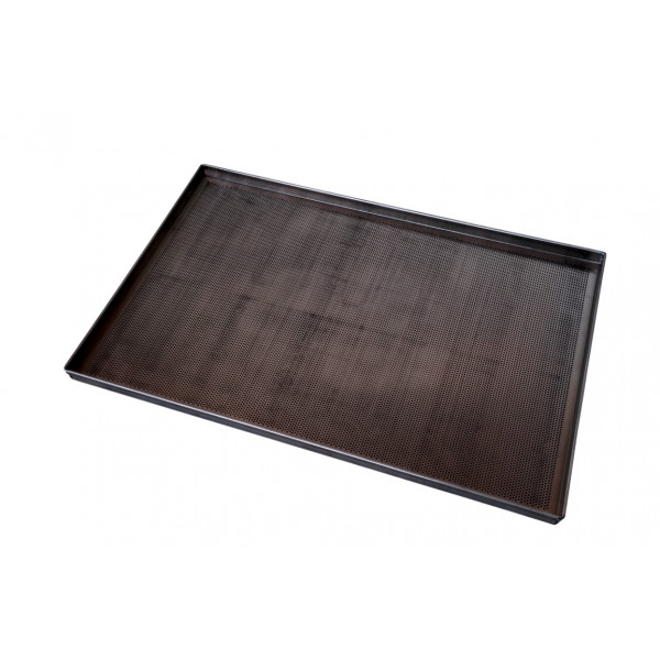 Rectangular microperforated pan tefloned in aluminum Thickness 15/10. Model TALF6040T