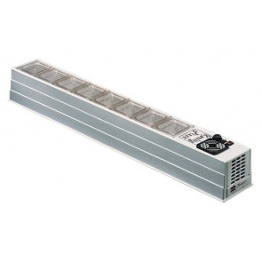 Refrigerated ingredients display case TCN Containers capacity GN various sizes Power kW 0,13 Model MINI