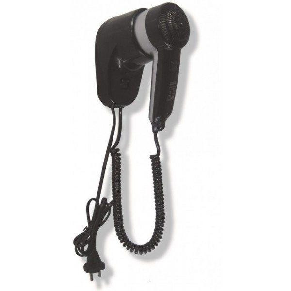 Hairdryer Phon Electric MDC Abs Black wall mount with front mount and selection for 2 speeds Absorption Motor: 40 W Model SC0010CS