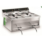 Electric fryer Countertop Model MFR212R with tap Power 9000x2 Watt