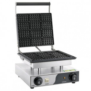 Single stainless steel waffle maker machine EasyLine Model WM15 Adjustable temperature