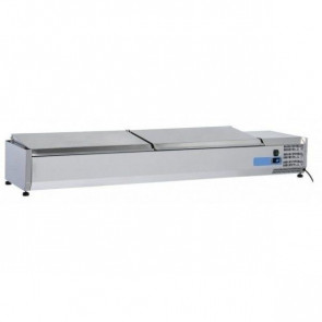 Refrigerated ingredients display case Model VRX18/38SS stainless steel Compatible with containers 8 x GN 1/3