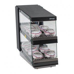 Double heated display for hamburger Model CBIN352