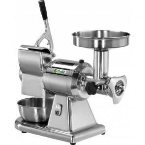 Meat grinder/grater Model 12T Extractable stainless steel grinding unit Hourly production meat grinder: Kg/h 160 Hourly production grater: Kg/h 40