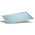 Stainless steel tray for pastries, thickness mm 1,2  Size cm. L 40 x P 30 x 1,2 h Model 648-040