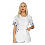 Woman Babilonia blouse SHORT SLEEVE 65% Polyester 35% Cotton WHITE Avaible in different sizes