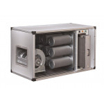 Single phase activated carbon filtration unit with ECE electrostatic filter Model ECE60 Capacity 6000 m³/h