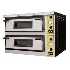 Electric mechanical pizza oven PF 2 cooking chambers N. Pizzas 9 + 9(Ø cm 35) Model Medea99