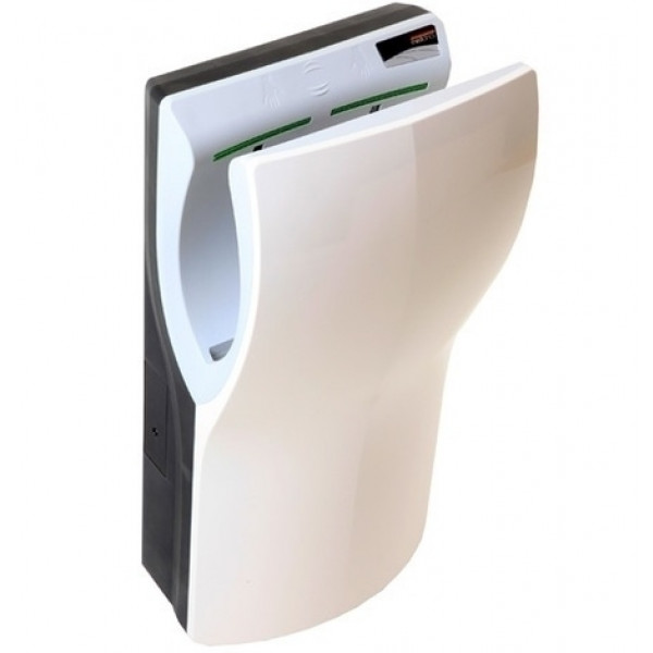 Electric hand dryer MDC White new generation super fast and super powerful air blade ABS, without resistance for energy saving and with device to collect water drops and Hepa filter Model M14A