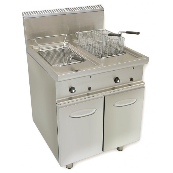 Gas fryer CI 2 Tanks Power kW 33 Model RisFri015