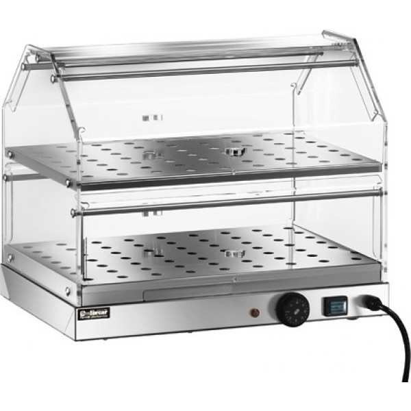 Heated display Model VBR4752 countertop Two shelves