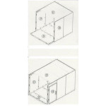 Modular cold room Model JS/SP/7/114X114X207 Panel thickness 7 cm Without floor Without engine