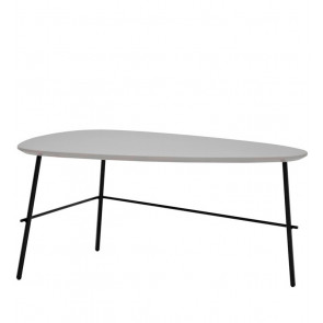 Indoor table TESR Powder coated metal frame, painted MDF top  Model 1678-SE10