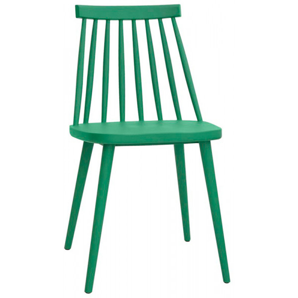 Outdoor chair TESR Polypropylene frame Model 1480-XH3 GREEN