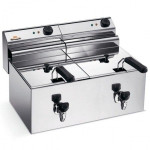 Electric fryer Countertop Model ELDORADO 10X2R with taps