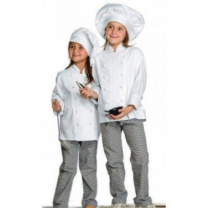 Babychef Jacket IC 100% Cotton Satin Available in different sized Model 000990