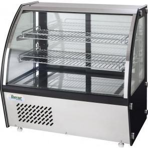 Refrigerated display Model G-VPR120 countertop with curved glass
