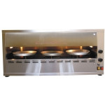 Electric pizza oven ENG n. 3 plates diameter 300 mm n. 3 motors for flat supports Model PRG3E