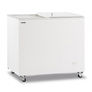 Static chest freezer with solid sliding lids Model FR300PSSL