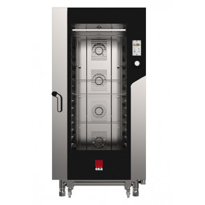Electric combi convection oven with TOUCH SCREEN controls Model MKF1664TS Direct steam capacity n.16 trays cm 60x40 Power Kw 31