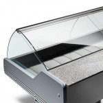 Refrigerated fish Counter Zoin Model Saigon SG250PSSG Curved glass  Static refrigeration Incorporated group