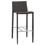 Indoor stool TESR Chromed metal frame Synthetic leather covering Model 1007-F600