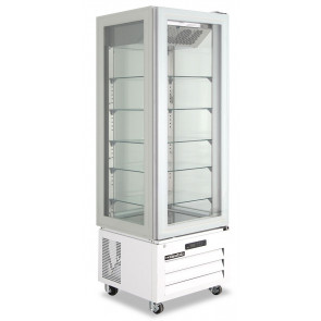 Pastry display four glass sides no frost Model VICTORIA65NFPWHITE