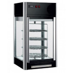 Heated countertop display Model VRC108 Self-rotating structure with n. 4 shelves ø 36 LED lighting