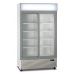 Ventilated refrigerated display 2 doorsKLI Model CL1100V2GCSLWHITE
