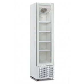 Ventilated refrigerated slim display KLI Model SLIMCOOLER225TWHITE