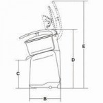 Electric juicer Model Apollo Leva Con Micro r.p.m. 320