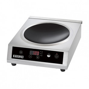 Induction plate Wok Glass-ceramic Model BT350W Power kW 3,5 Inductive surface: mm 140 ÷ mm 220